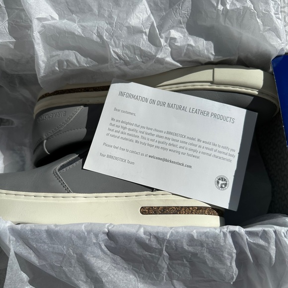 Birkenstocks Oswego / Bend Gray Leather Slip On 36 Narrow DISCONTINUED STYLE - Picture 5 of 6